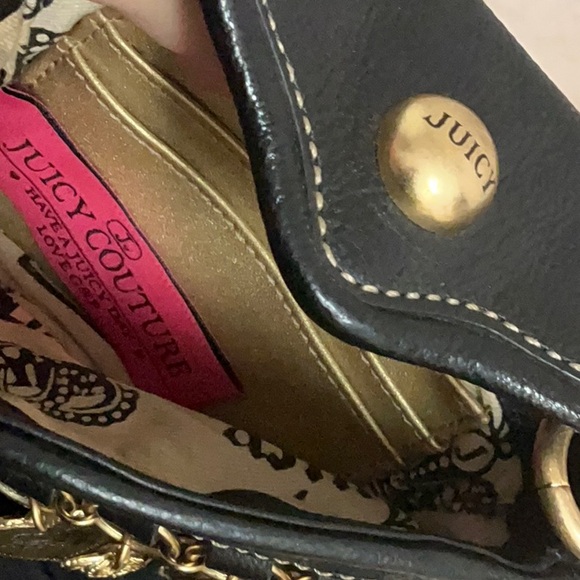 Vintage Juicy Couture Leather Charm Mini Purse - Picture 3 of 3